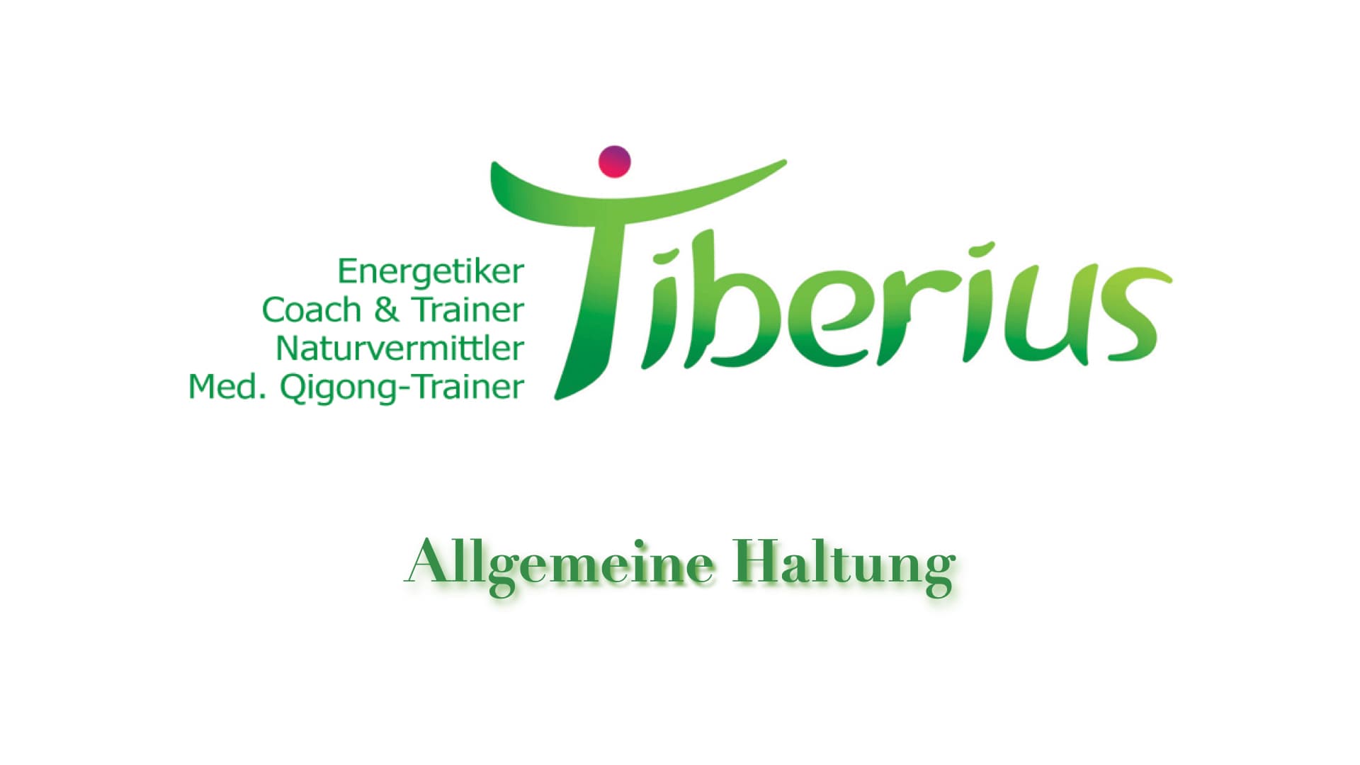 Qigong - Allgemeine Haltung Produktbild