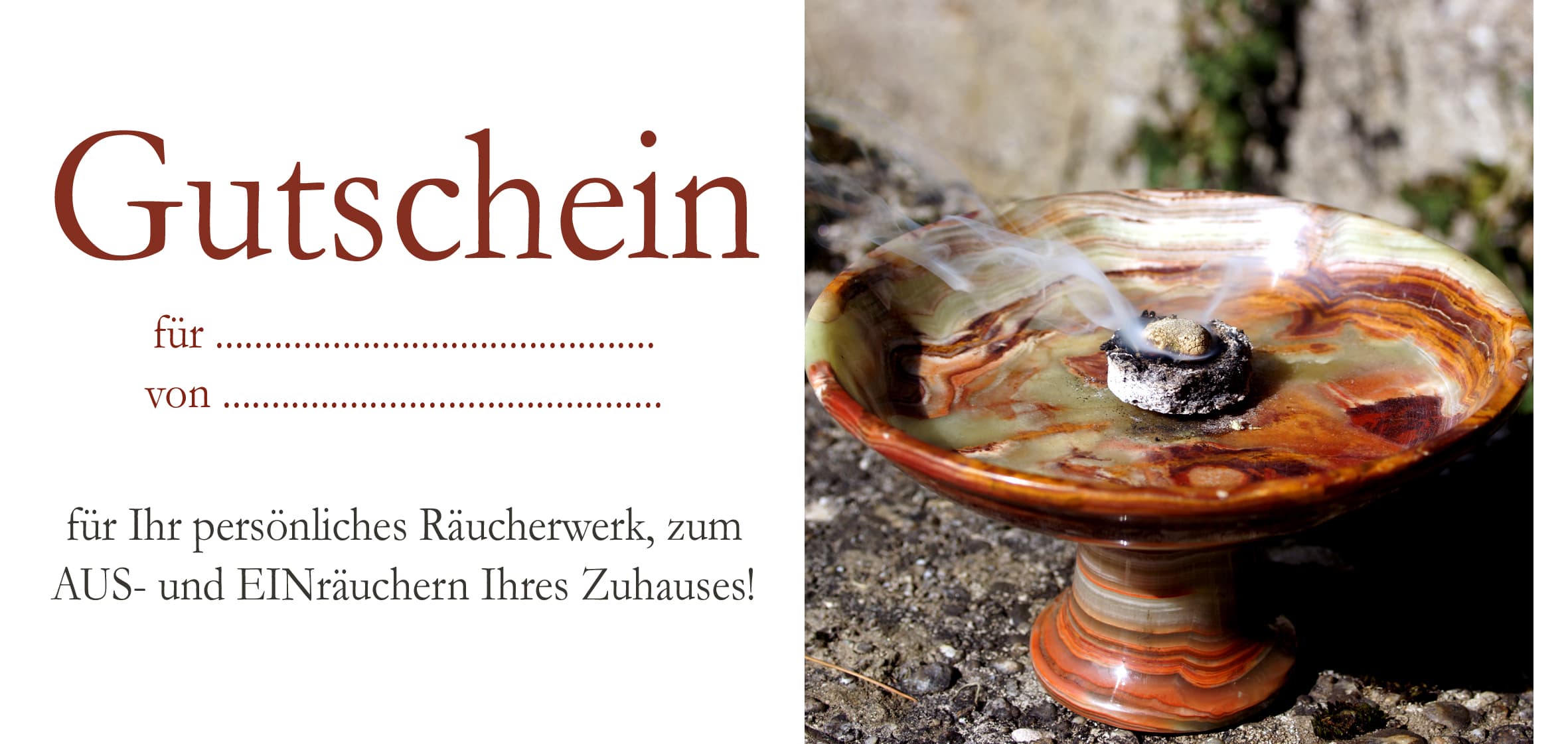 Zwei persönliche Räuchermischungen Produktbild